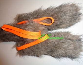 Fur Tug Rabbit IMITATION Training Dog Dummy 110 grams Faux Fur Stable Fur Dummy Price per piece