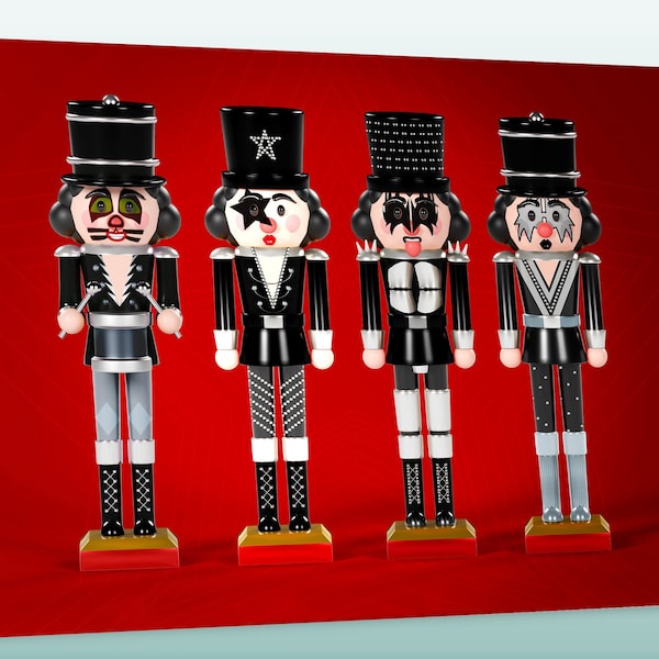 KISS Nutcrackers Christmas Card