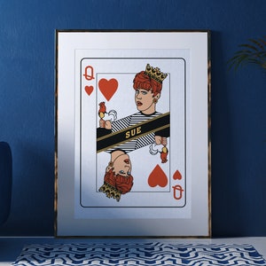 Queens: Loja de caridade Sue A3 Art Print
