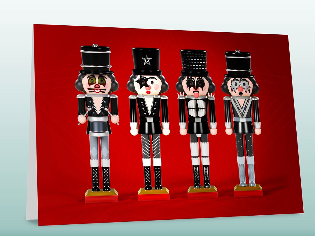 KISS Nutcrackers Christmas Card Etsy