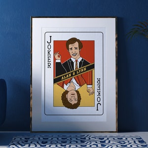 Joker: Alan Partridge und Lynn Benfield A3 Kunstdruck
