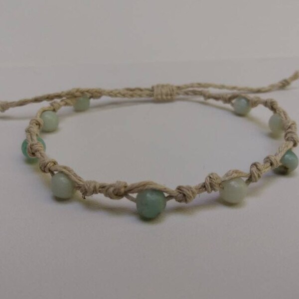 Hemp Anklet Etsy