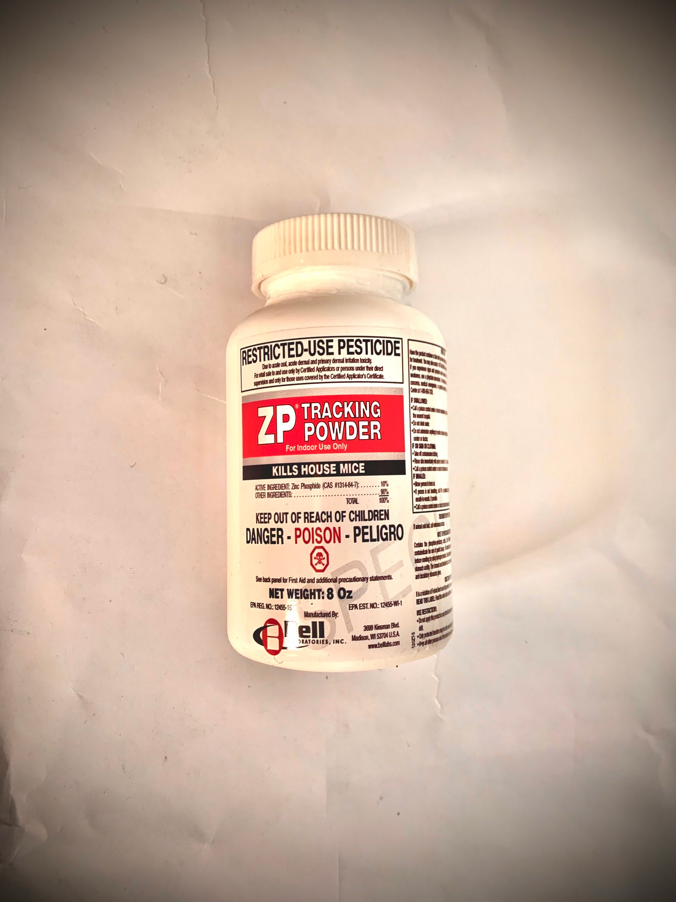 ZP mouse tracking powder 8oz bottle | Etsy