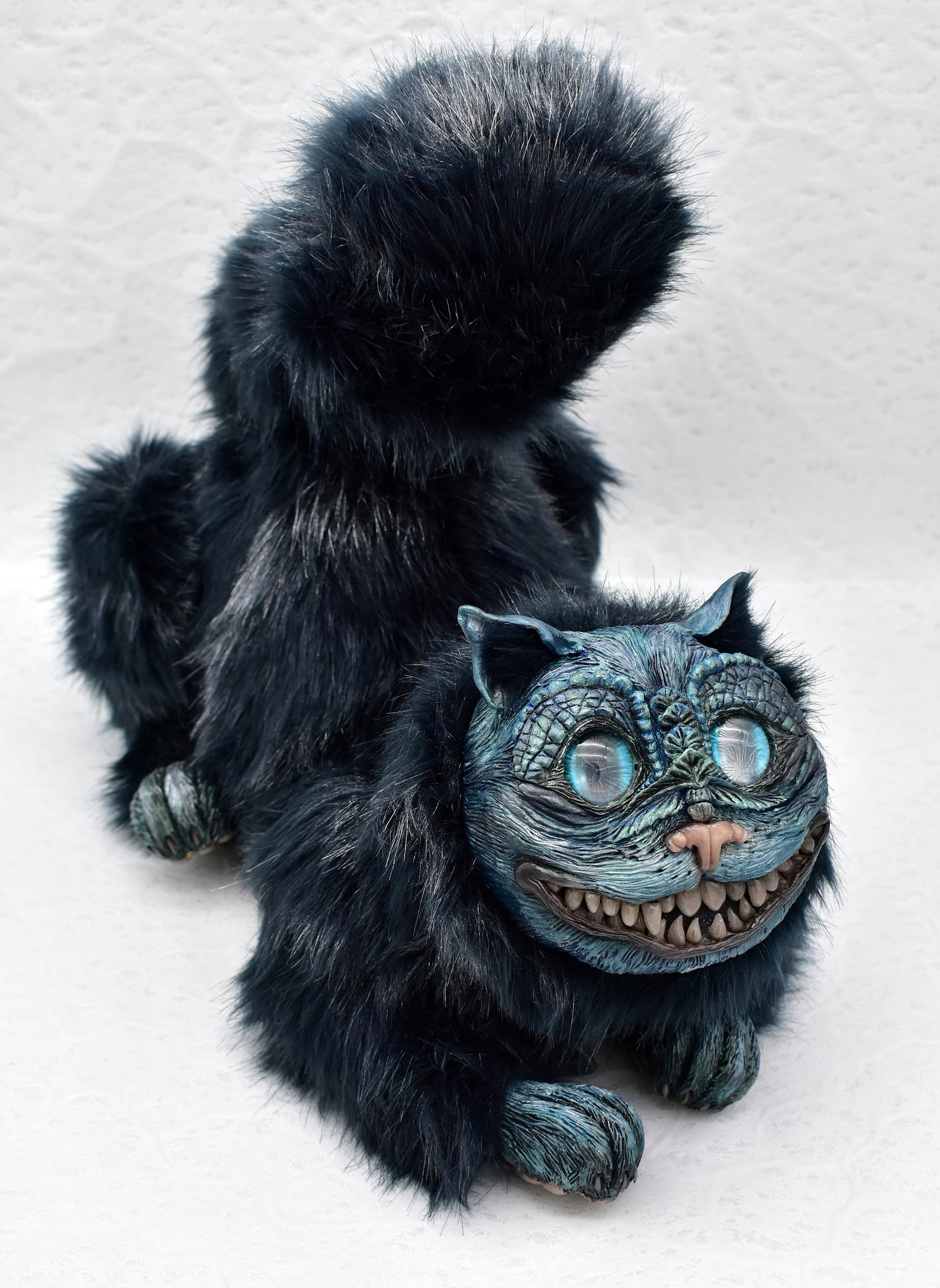 Cheshire Cat Stuffed Animals sculpture artwork soft toy troll Etsy