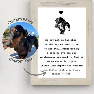 Individuelle Haustier Sympathy Card - personalisiert, speziell, Gedenkstätte, Andenken