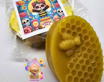 Beeswax for Art - Bola&#39;s Wonder Wax- Special Blend of Beeswax and Pine Pitch - Huichol Bead Art Wax - Handmade Beeswax Blend