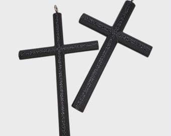 3D Printed 1/4" Cross Bases for Beadwork | Fits Lacie Jae Cross Patterns | 3 Pack | Beading Form | DIY Cross Pendant Base