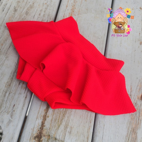 Red Skirted Bummies - Handmade Baby and Toddler Sizes - Soft and Stylish Diaper cover