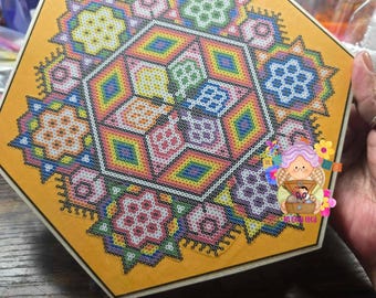 Wonder Board Bead Art Kit: Diamond Art Alternative, Huichol Style
