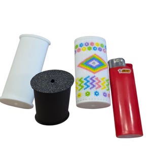 Customizable Blank 3D Printed Bic Lighter Cover - Stylish & Functional Accessory by Mibolaloca  Perfect for various decorative crafts