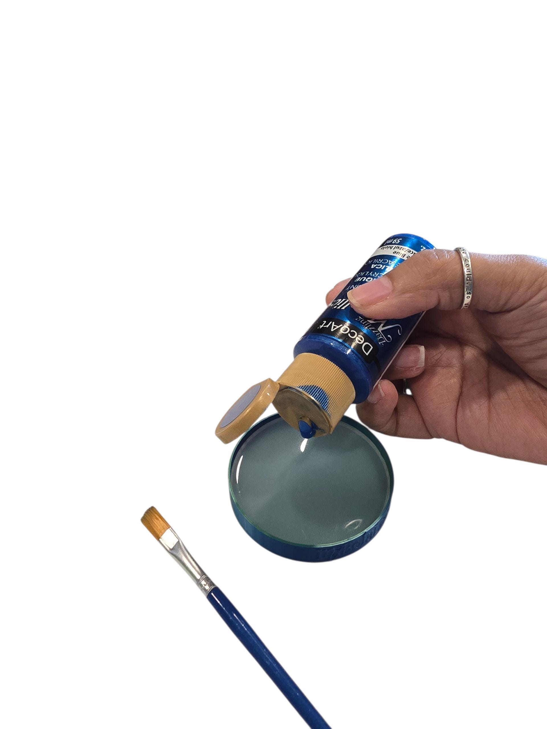 3D Printed Paint Cup: Dot Mandala Tool with Removable Silicone Bottom