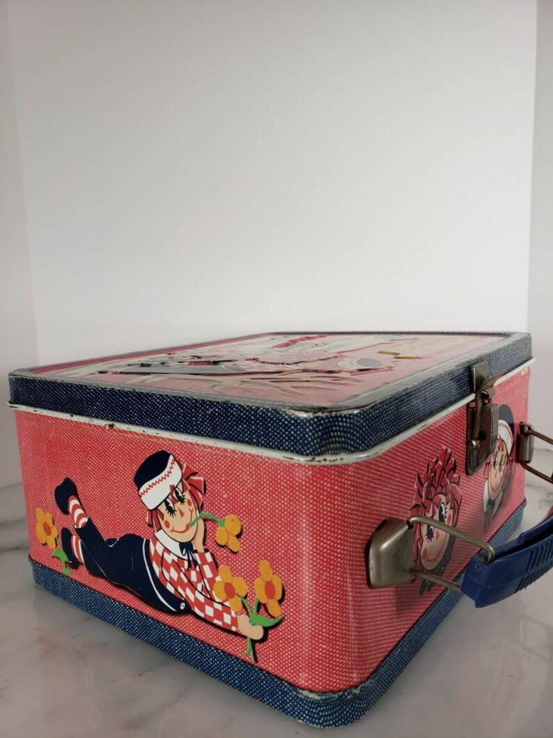 Vintage 1973 Raggedy Ann and Andy Metal Lunch Box Classic | Etsy