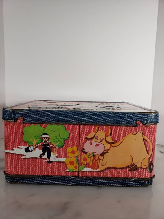 raggedy ann and andy metal lunch box