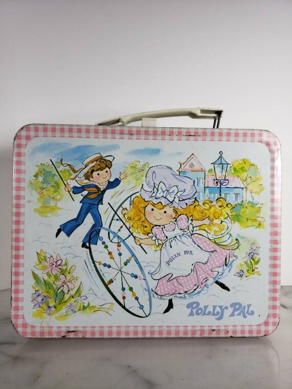 classic metal lunchbox with thermos