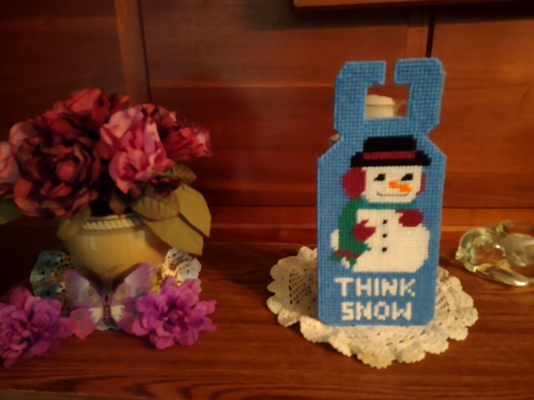 Treasure Chest Item Plastic Canvas Door Hanger Etsy