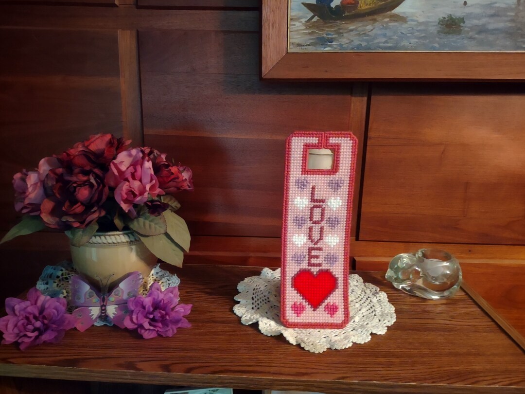 Plastic Canvas Door Hanger Etsy