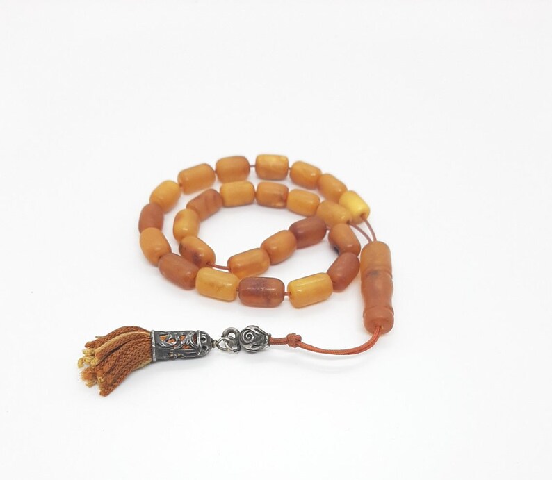 Antique Natural Amber Prayer Beads Tesbih Rosary 16.6 Grams. Etsy