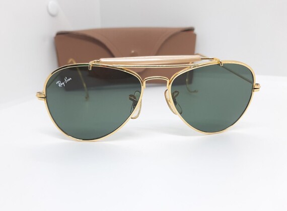 B\u0026L Ray Ban 580/4 USA Pilot Aviator Vintage Sunglasses. | Etsy Australia