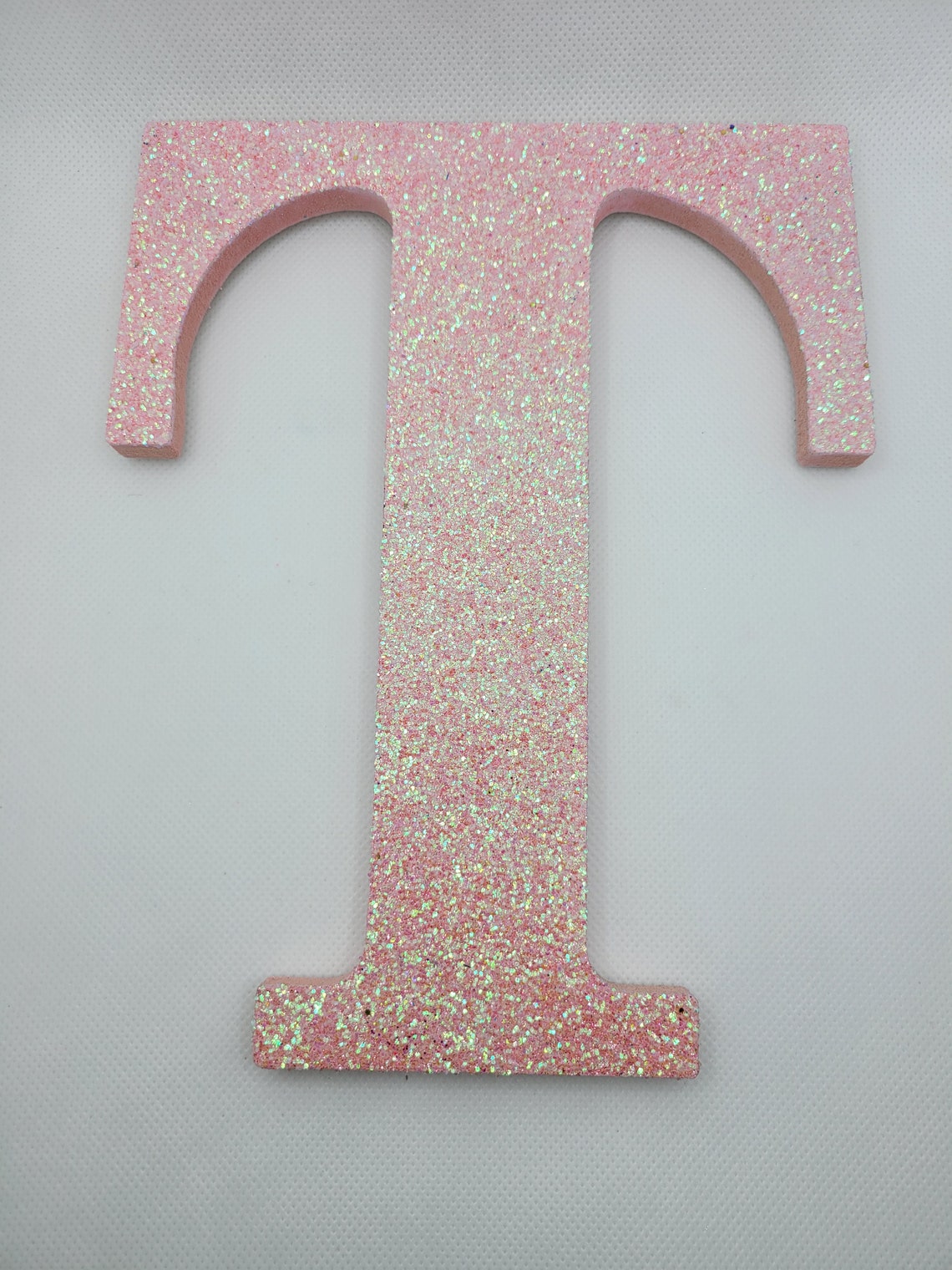 Pink Wooden Bling Letter Glitter Letters Wall Art Opal Etsy