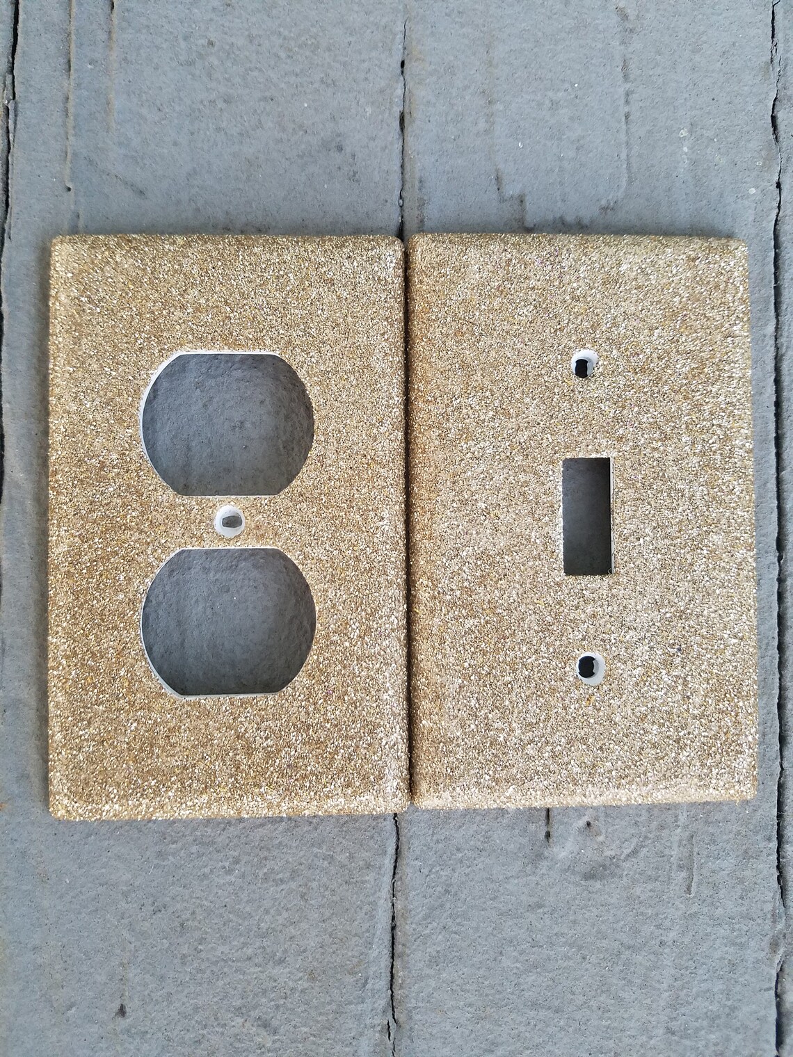 Champagne Gold Light Switch & Outlet Covers Sparkle Etsy