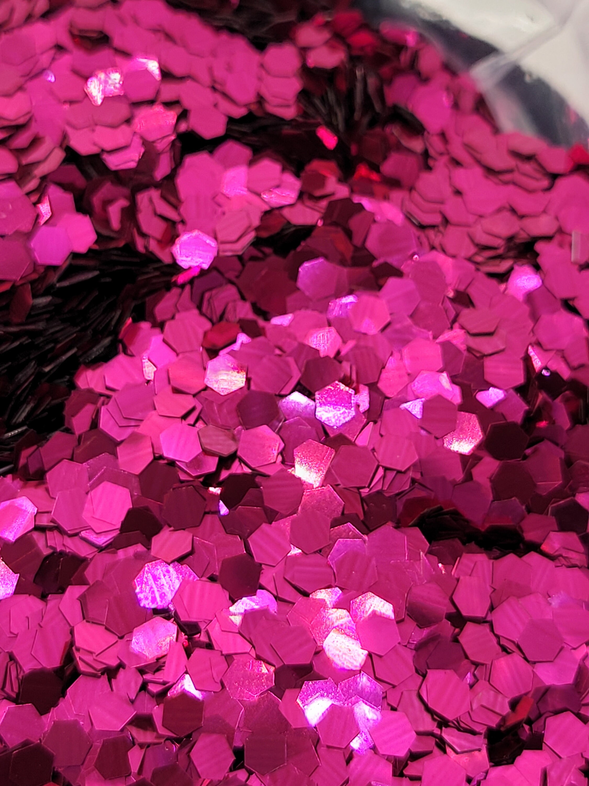 1 oz Chunky Pink Glitter Glamour Hot Pink Glitter Etsy