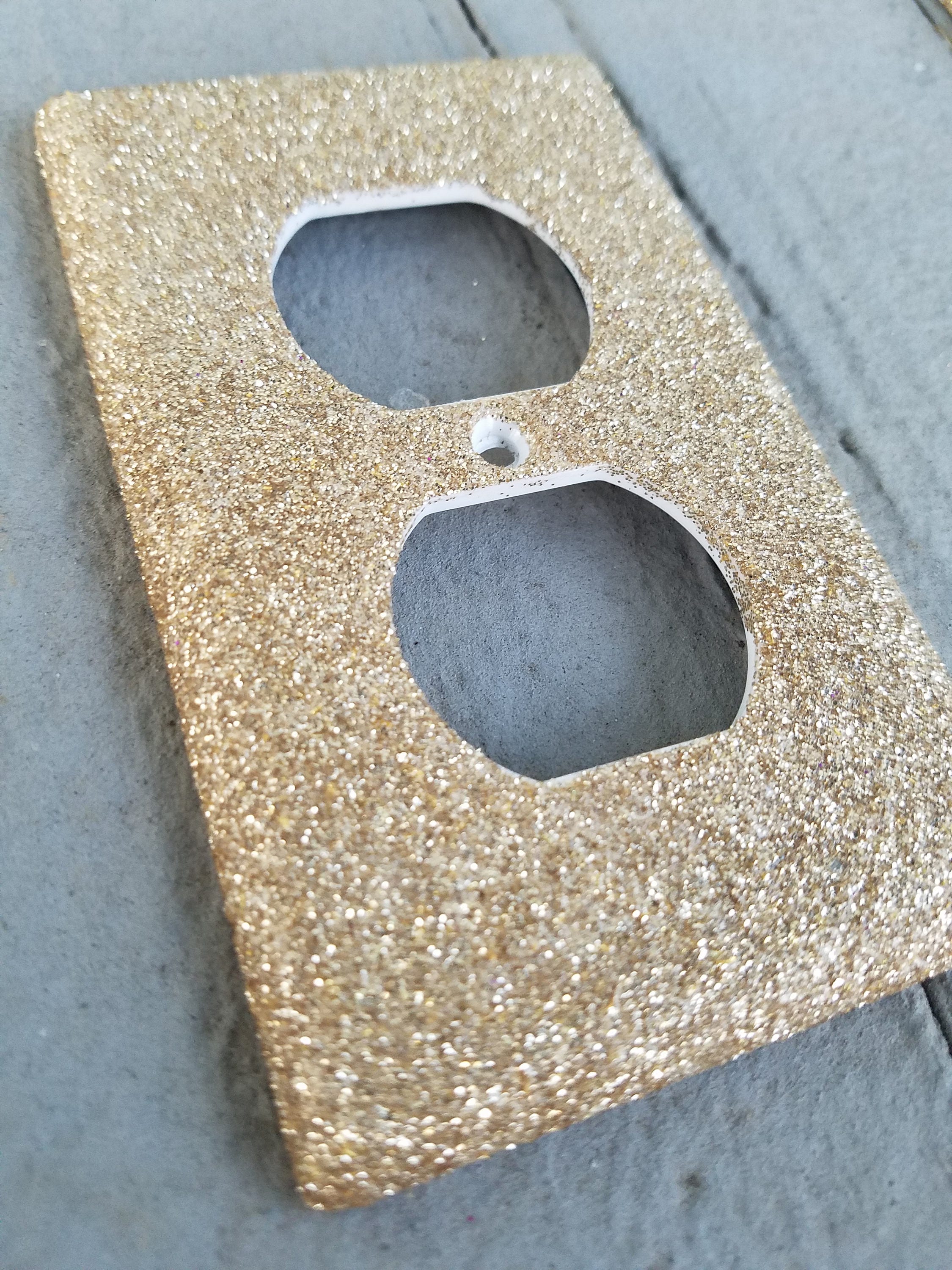 Champagne Gold Light Switch & Outlet Covers Sparkle Etsy