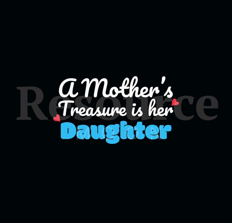A Daughter Is Her Mother's Treasure - Family Personalized Custom Frame Light Box - Gift For Mom, Daughter
