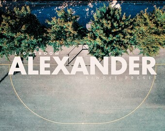 Alexander Lightroom Preset, Mobile, Film, Art, Instagram, Influencer, Fashionista, Fashion, Model