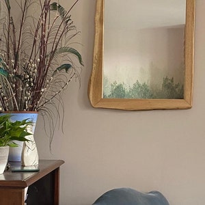 Rustic Mirror - The Waney Edge in Oak