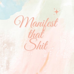 2er Pack Inspirierende Mantra iPhone Wallpaper- Shine & Aquarell Manifest