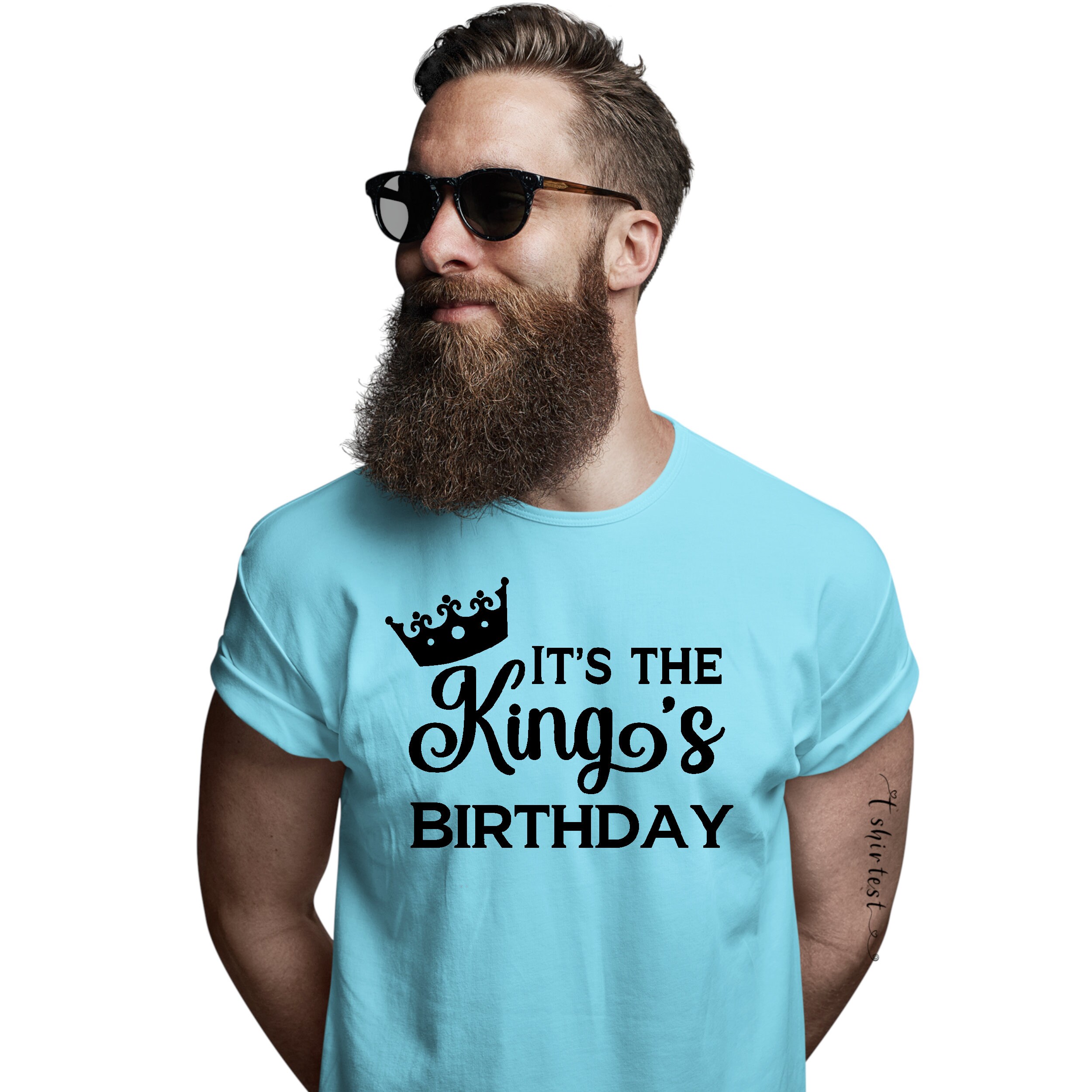 Funny Birthday Shirt for Men It's the King's Birthday Etsy