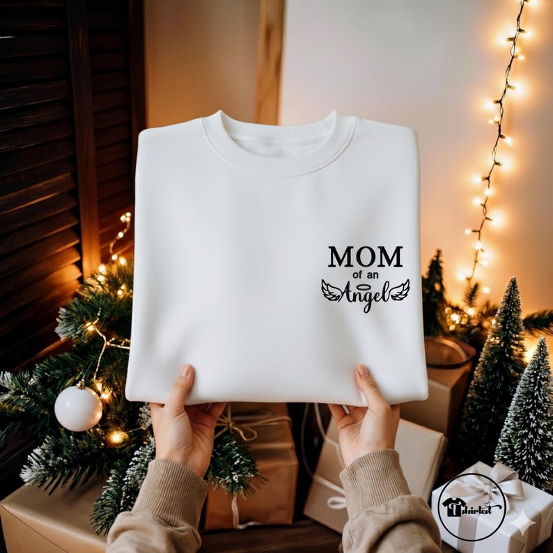 Custom Embroidered Dad of an Angel Sweatshirt or Hoodie with names - Personalized Memorial Gift image 20