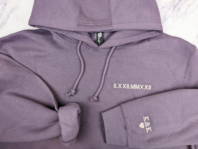 personalized Valentine's Day Gift for boyfriend and girlfriend, custom date and initials with a heart