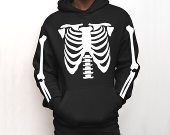 Rib Cage Hoodie - Etsy