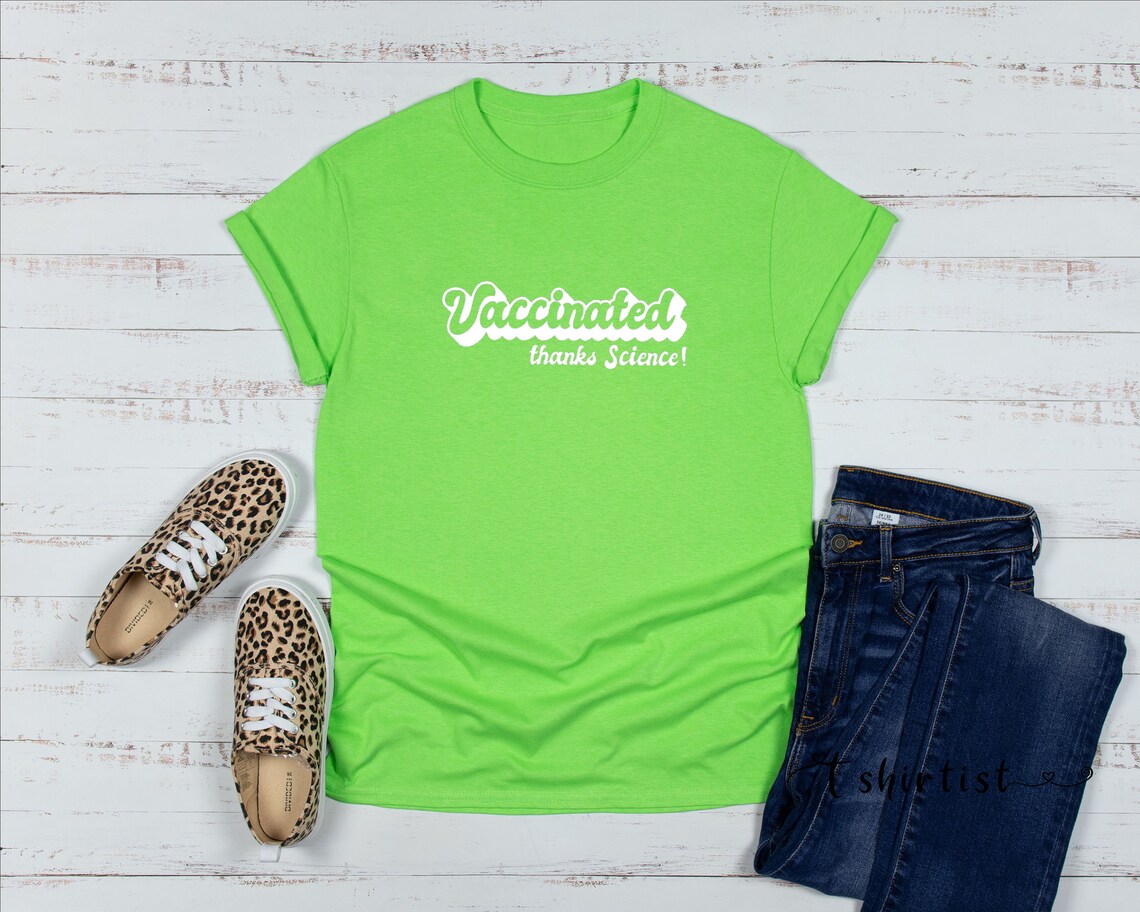 cute smart vaccinated shirt