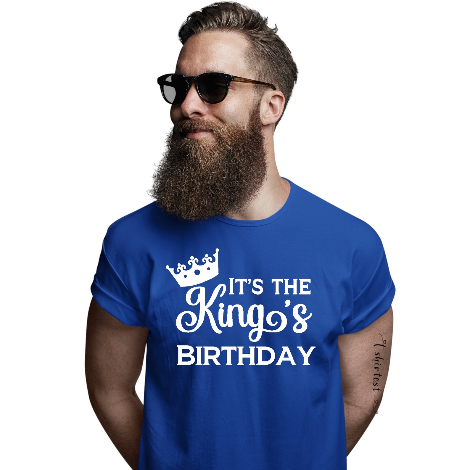 Funny Birthday Shirt for Men It's the King's Birthday Etsy