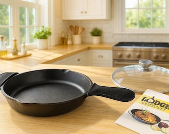 Handmade Distressed Leather Pot Holder Set: Personalized 1.5mm Leather Skillet Handle Covers