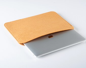 Housse en feutre pour MacBook - Housse personnalisée faite main pour ordinateur portable de 13 à 17 pouces