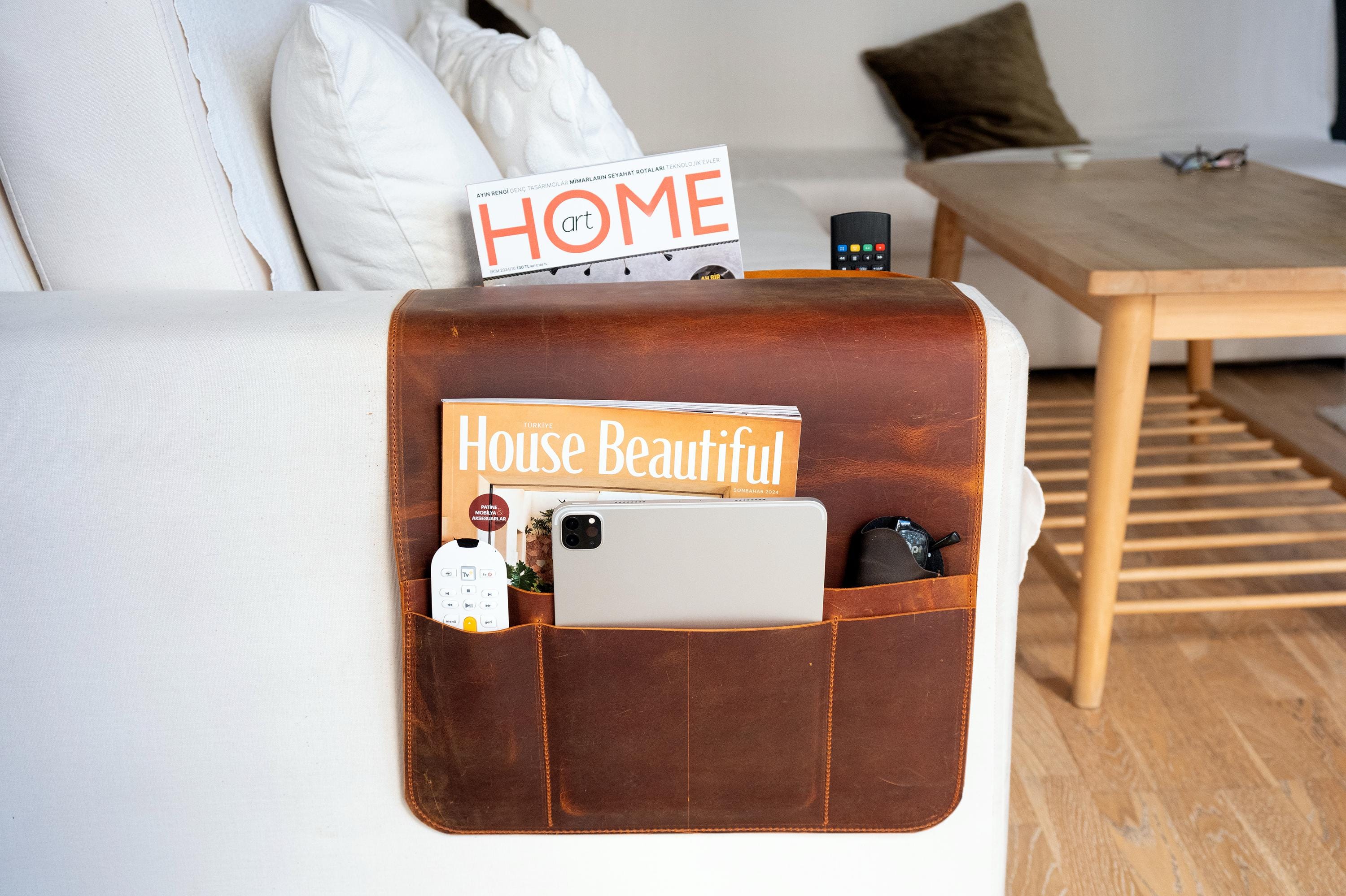 Leather Armchair Caddy
