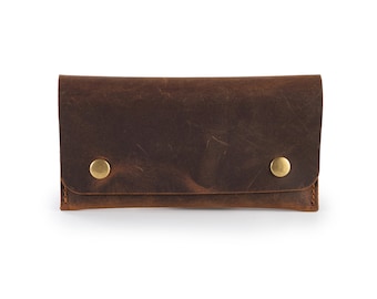 Leather Tobacco Pouch, Handmade Tobacco Case, Pipe Tobacco Bag