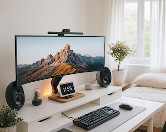Felt Keyboard & Mouse Pad, Minimalist Office Workspace Mat