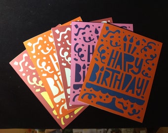 Happy Birthday Cake Card