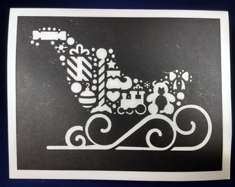 Sleigh Christmas Card