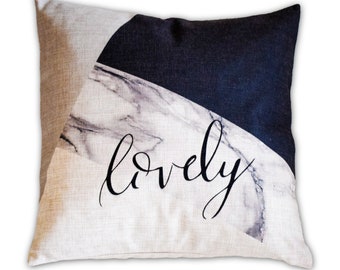 Lovely - Pillow Cover, Cushion Cover, Throw Pillow, Cushion Cover, Decorative Pillow Cover