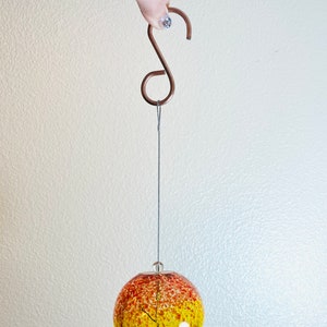 Hand Blown Art Glass Octopus with Air Plant/Tillandsia