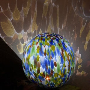 10&quot; Solar LED Light Art Glass Gaze Ball Muti/Garden/Pathway Light/Patio Table Light/Sun Cather
