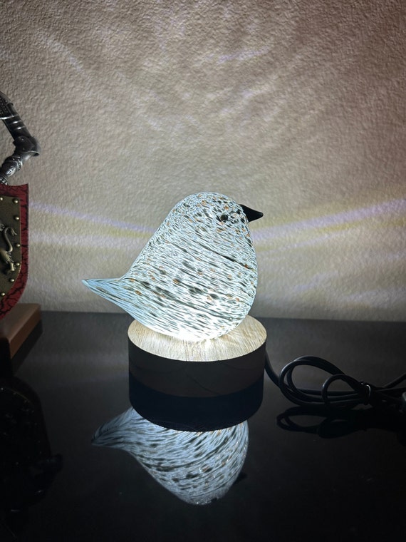 アートグラスの鳥の置物 5インチ - Etsy 日本