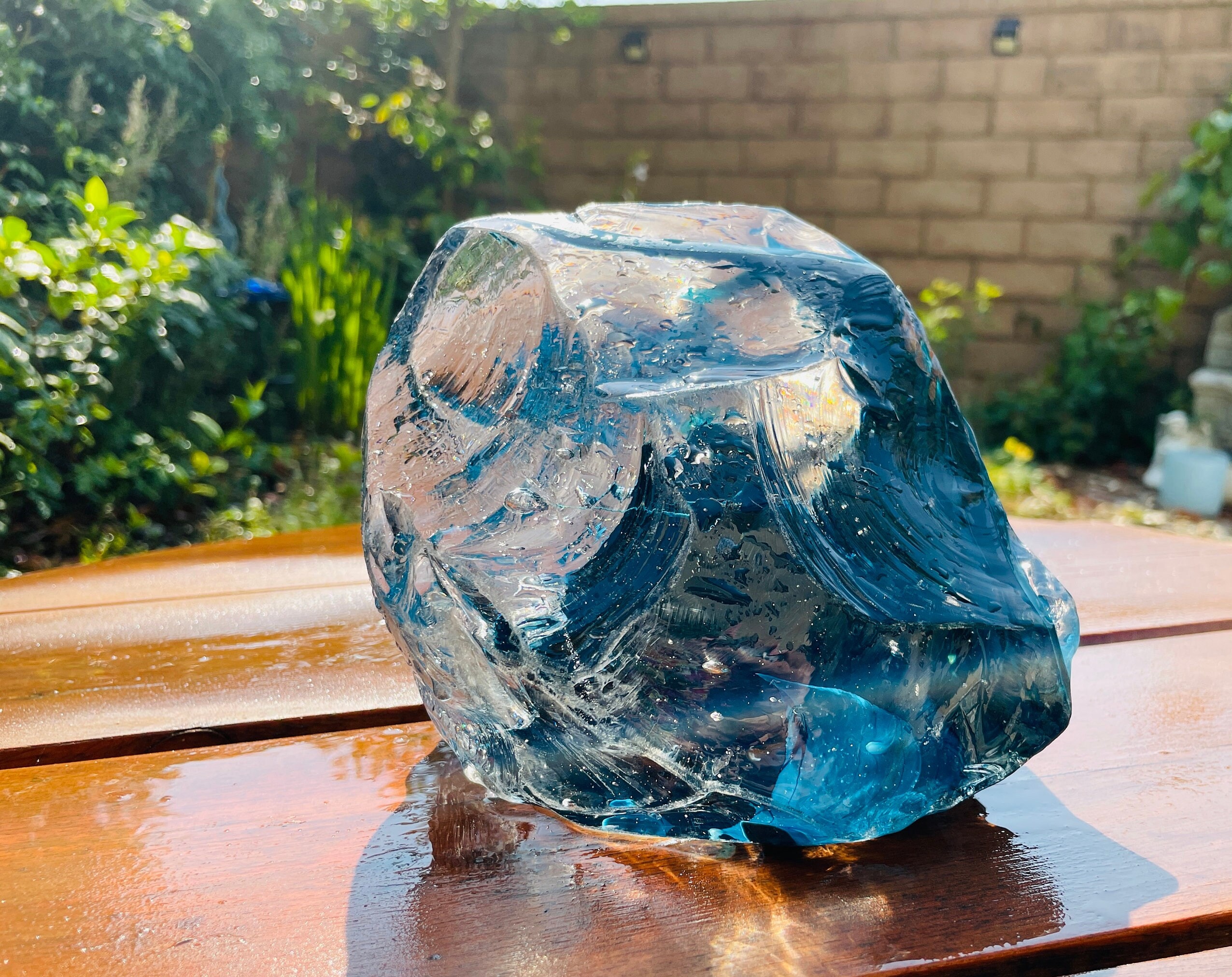 Large Volcanic Glass Rock Chunk Great for Garden Decor Fish Etsy UK