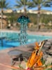 Free US Shipping~ Handmade Are Glass jellyfish Holiday Gift / Wind Chimes / Hanging Decor Sun Catcher 