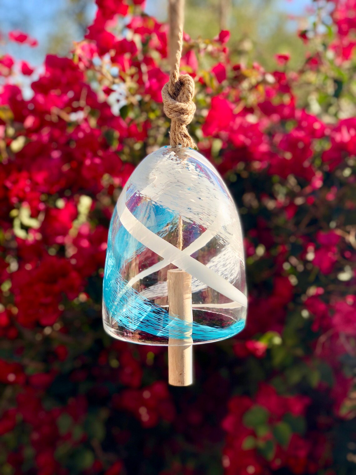 Free US ShippingHandmade Art Glass Bell/Buoy Chimes / Hanging Etsy